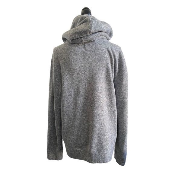 Sonoma Men’s Zip Up Hoodie Marled Gray & Black Size Extra Large XL - Picture 5 of 5